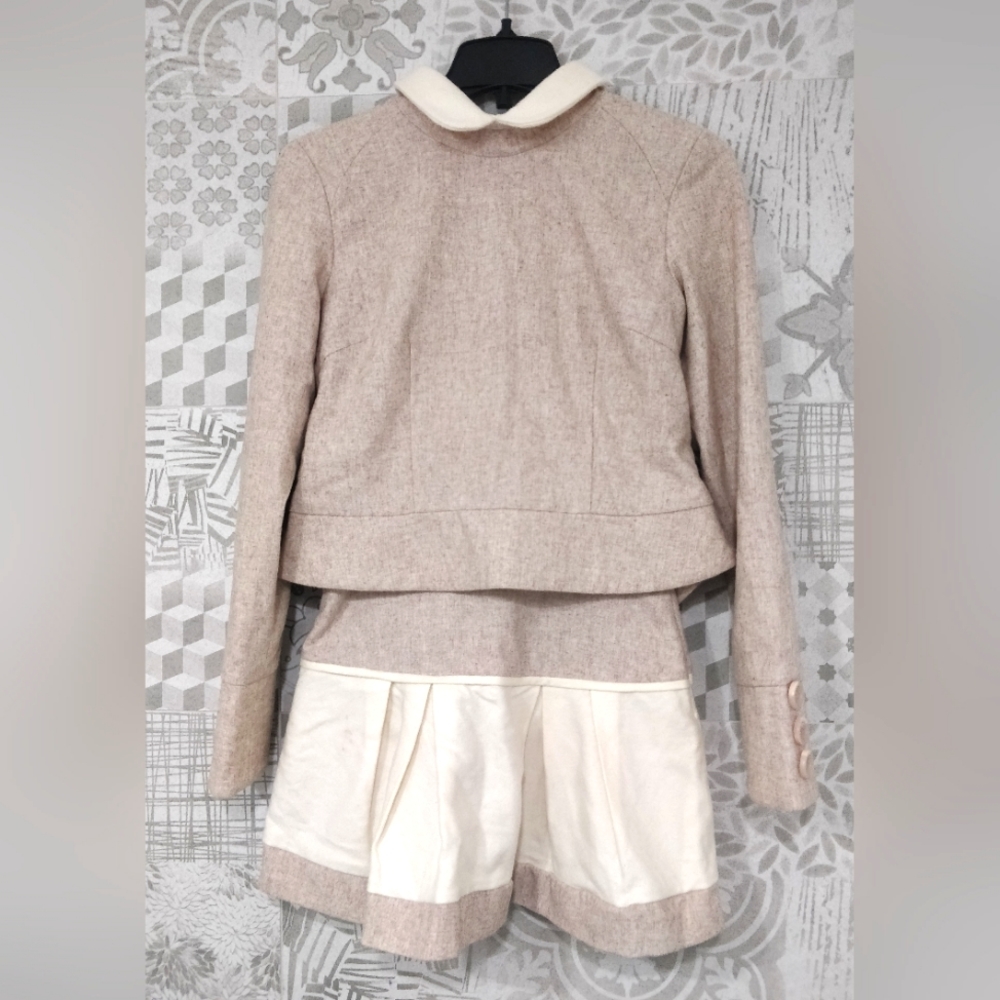 ## NEW WITHOUT TAGS ## , COAT SKIRTS SET .Coat size details: Shoulder 14”